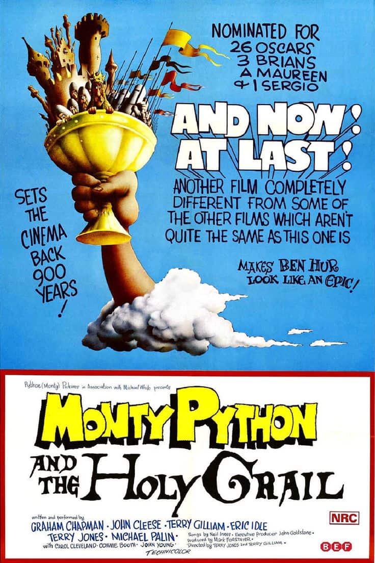 Monty Python and the Holy Grail Best Movies to Watch Drunk