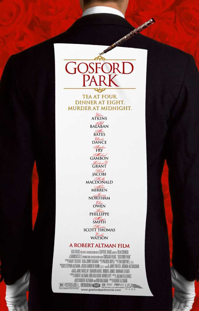 if you liked knives out-Gosford Park