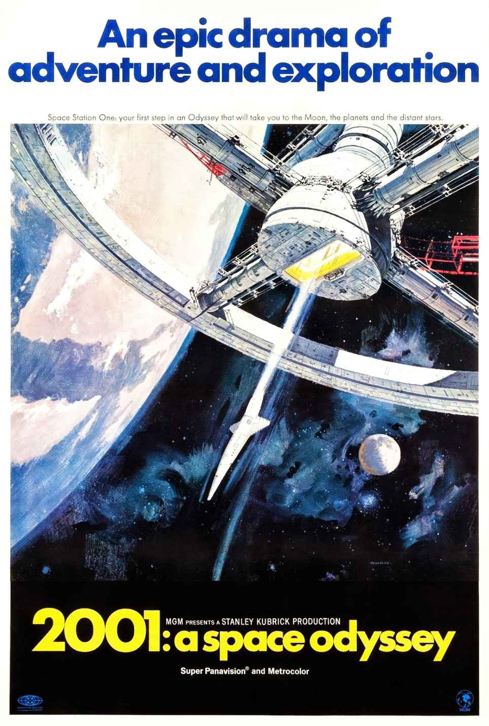 Arrival like movie 2001 A Space Odyssey (1968)