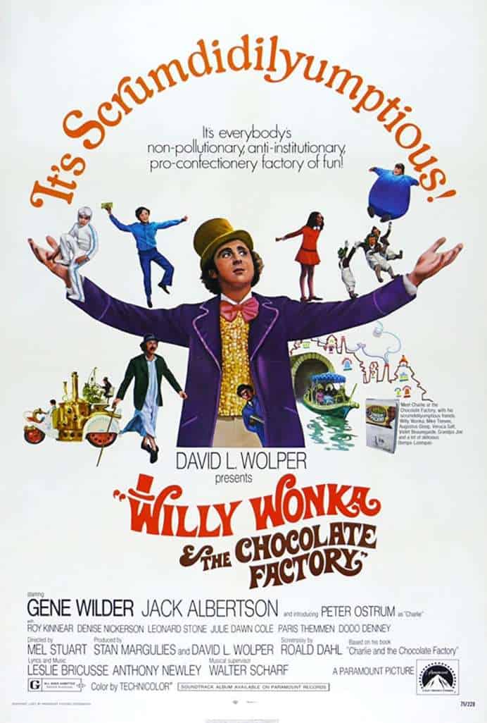 Best Movies to Watch on Shrooms Willy Wonka & the Chocolate Factory (1971)