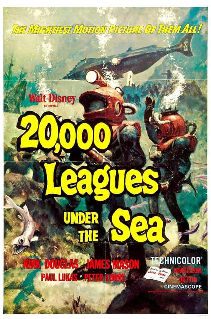 Best Ocean Movies 20,000 Leagues Under the Sea (1954)