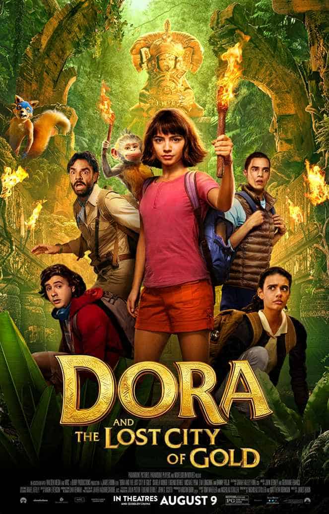 Jumanji like movie Dora and The Lost City of Gold (2019)