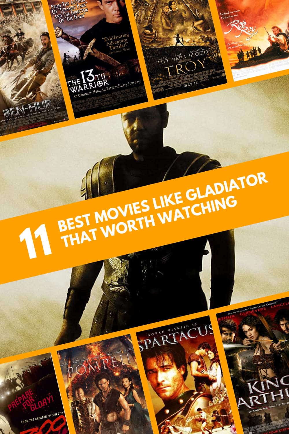 Movies Like Gladiator That Worth Watching