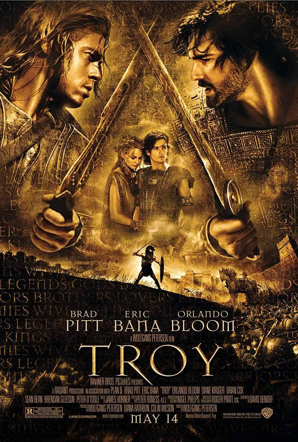 movie similar to Gladiator Troy (2004)