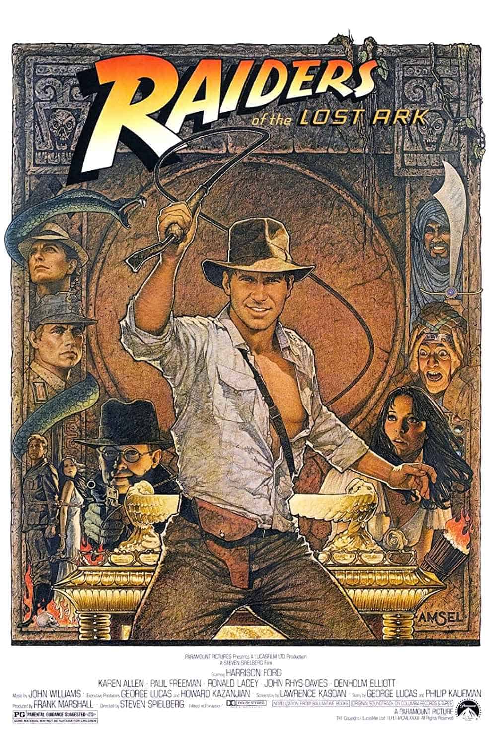 movies like National Treasure Indiana Jones Raiders of the Lost Ark (1981)