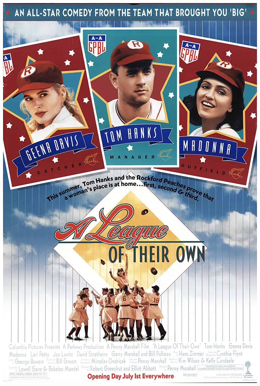 Best Baseball Movies That You Must Watch A League of Their Own (1992)
