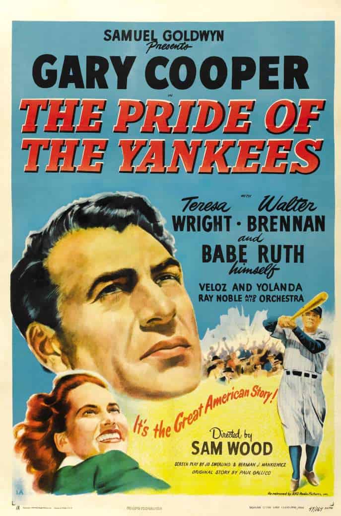 Best Baseball Movies That You Must Watch The Pride of the Yankees (1942)