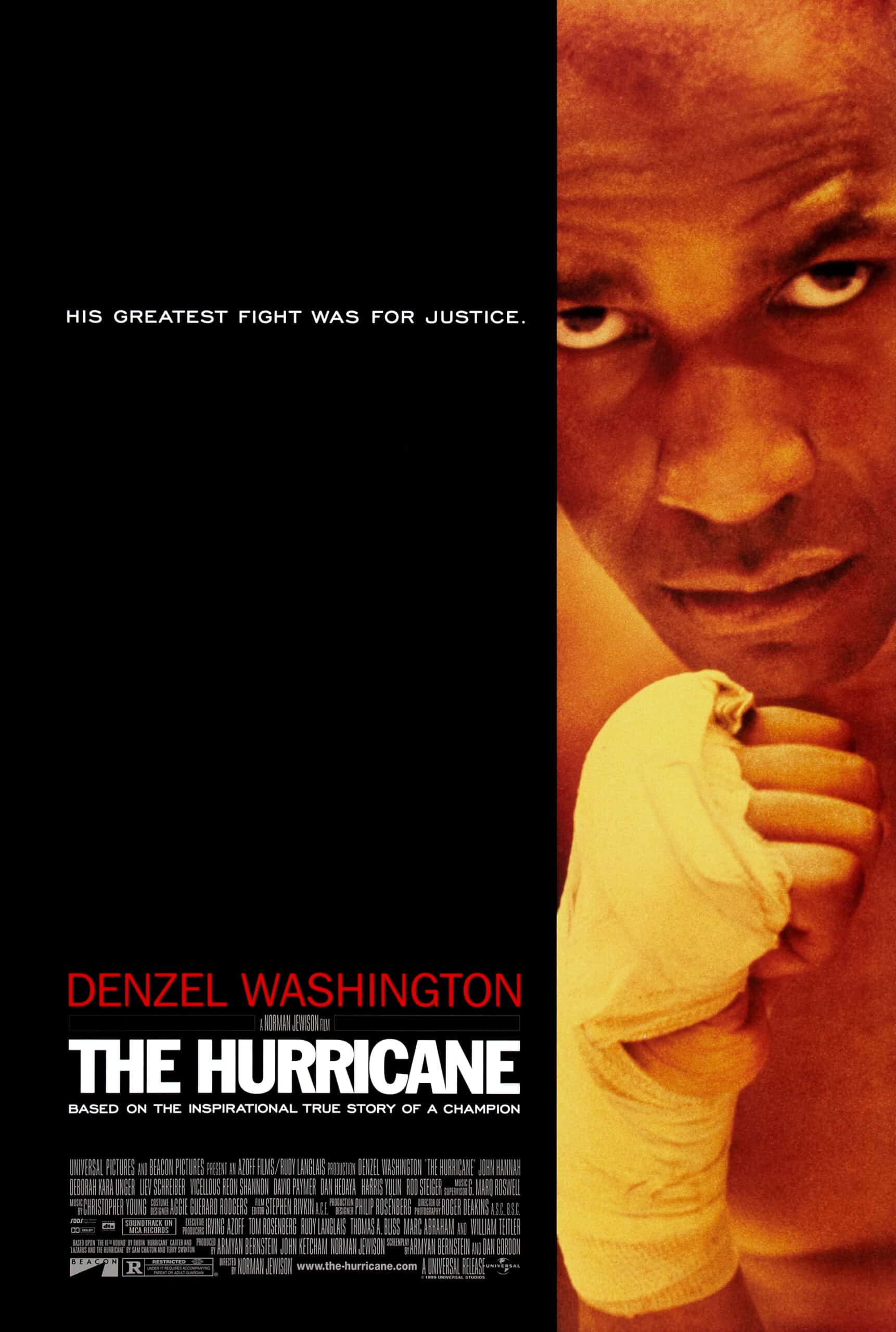 Best Boxing Movies The Hurricane (1999)