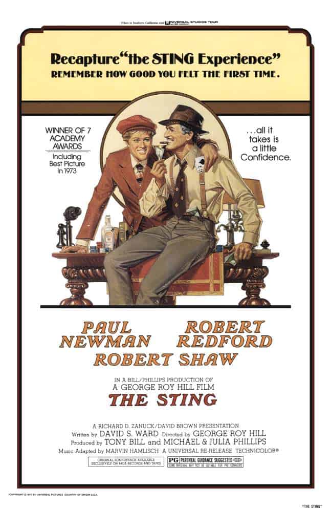 Best Gambling Movies The Sting (1973)