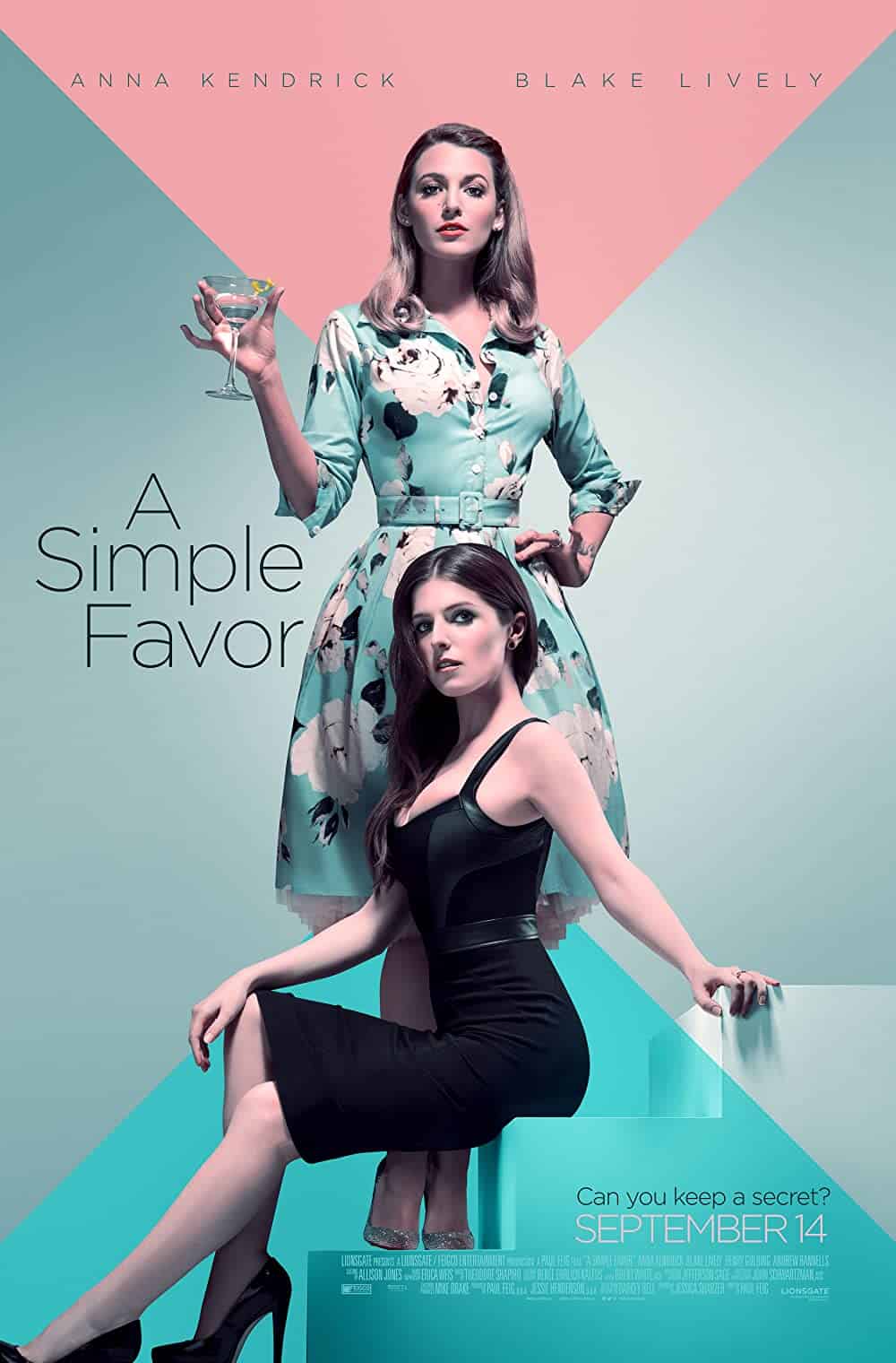 Best Murder Mystery Movies A Simple Favor (2018)