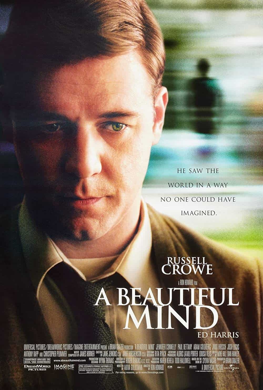 A Beautiful Mind (2001) Best Math Movies to Add in Your Watchlist