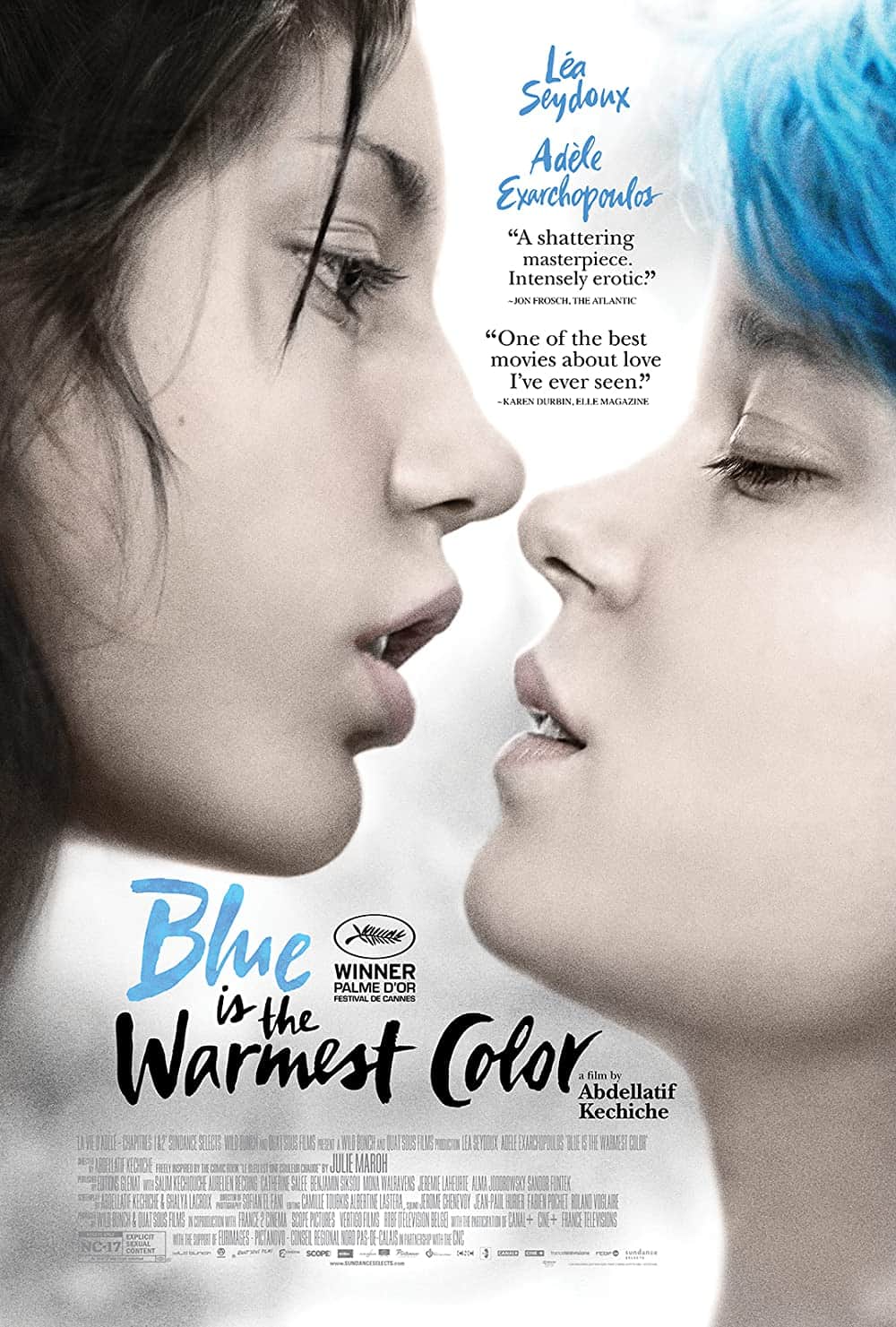 Blue Is the Warmest Colour (2013) Best Lesbian Sex Movies to Check Out