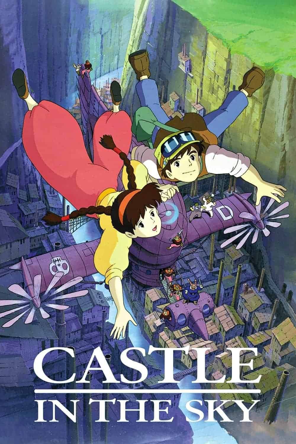 Castle in the Sky (1986) 15 Best Steampunk Movies to Check Out
