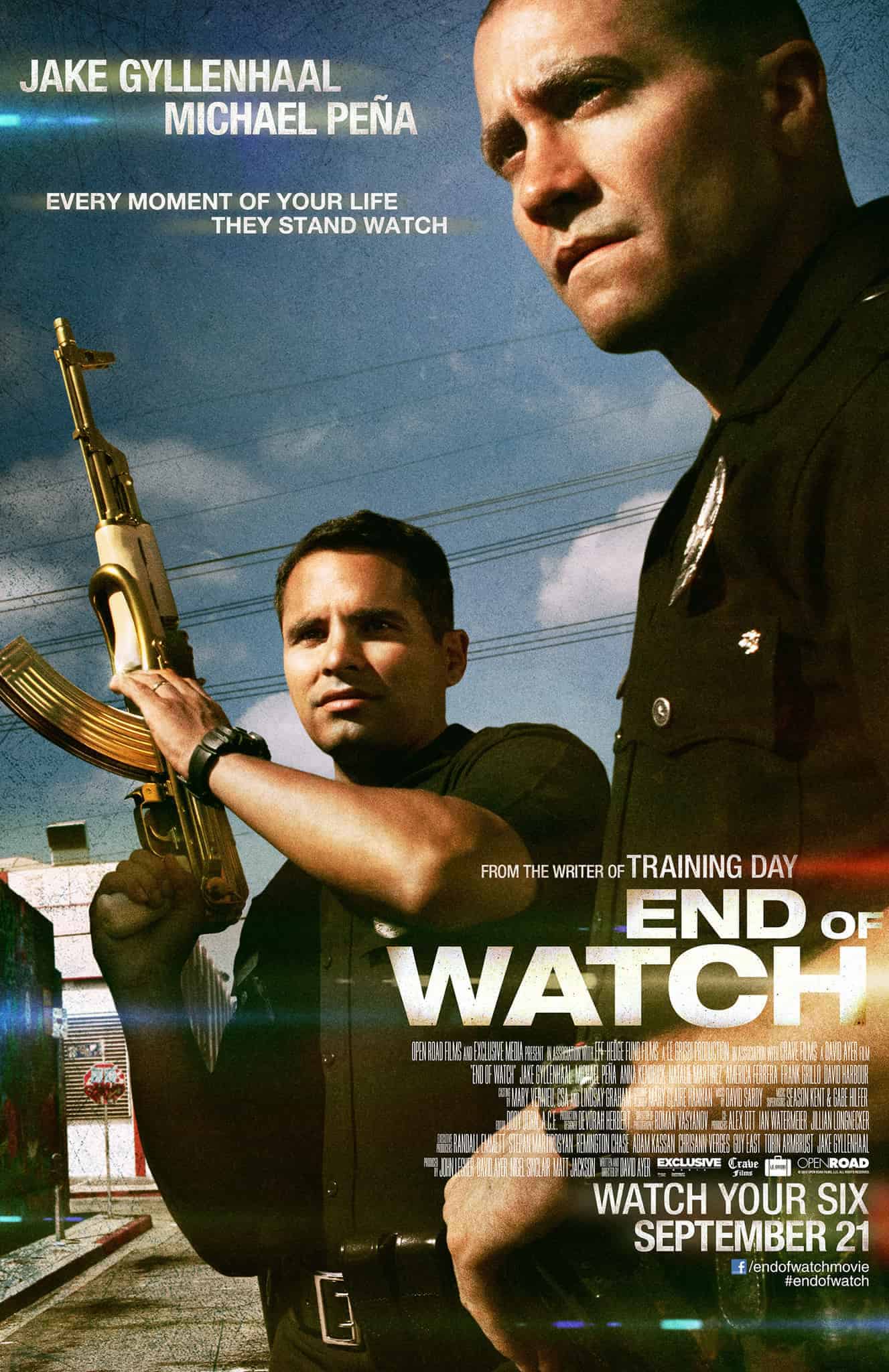 End of Watch (2012) Buddy Cop Movies You Must Not Miss