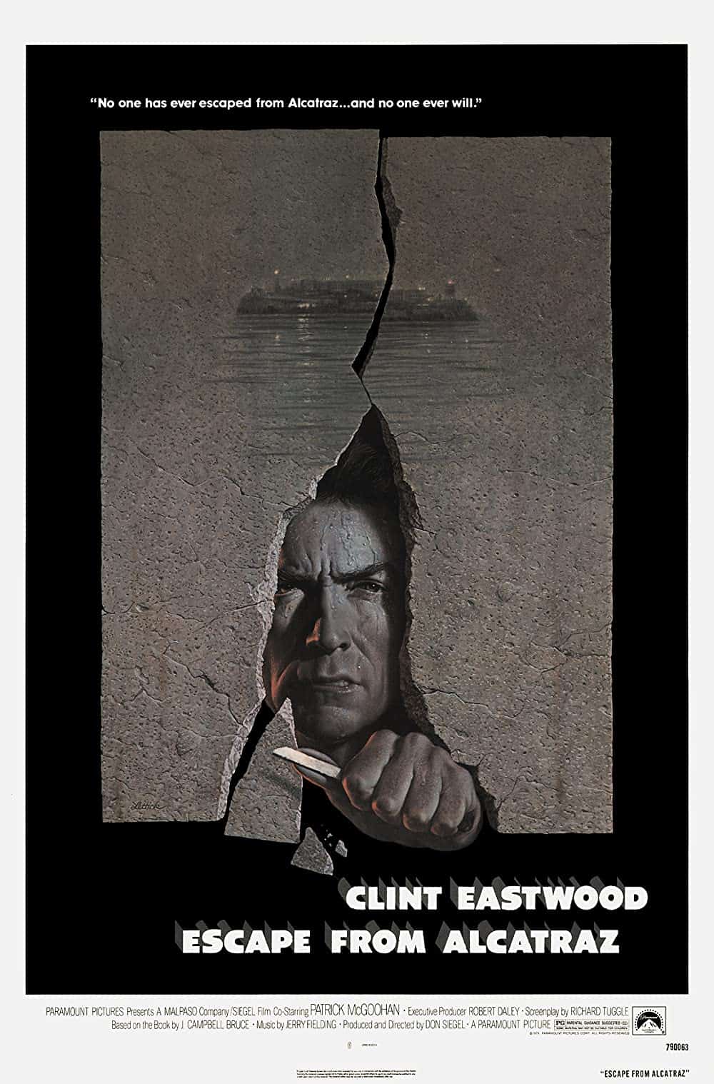 Escape From Alcatraz (1979) 17 Best Prison Escape Movies to Add in Your Watchlist