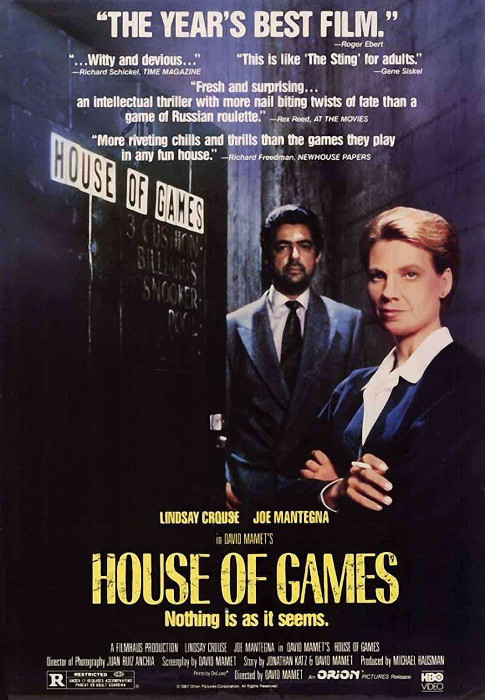 House of Games (1987) 15 Best Con Movies to Add in Your Watchlist