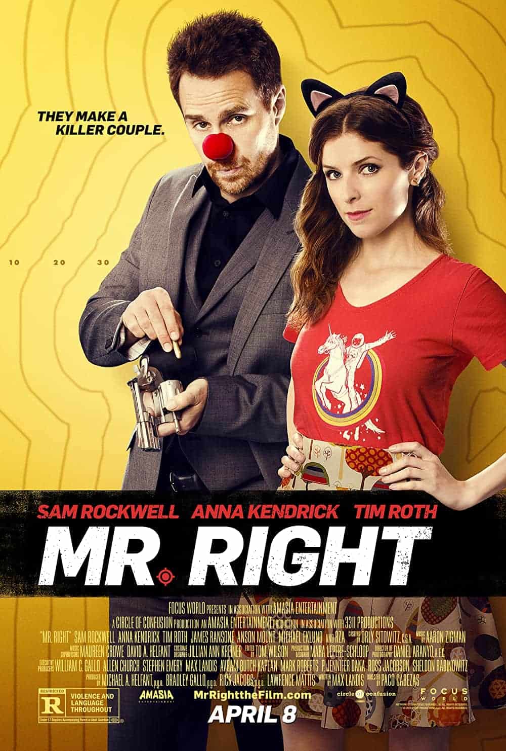 Mr. Right (2015) 13 Best Action Romance Movies
