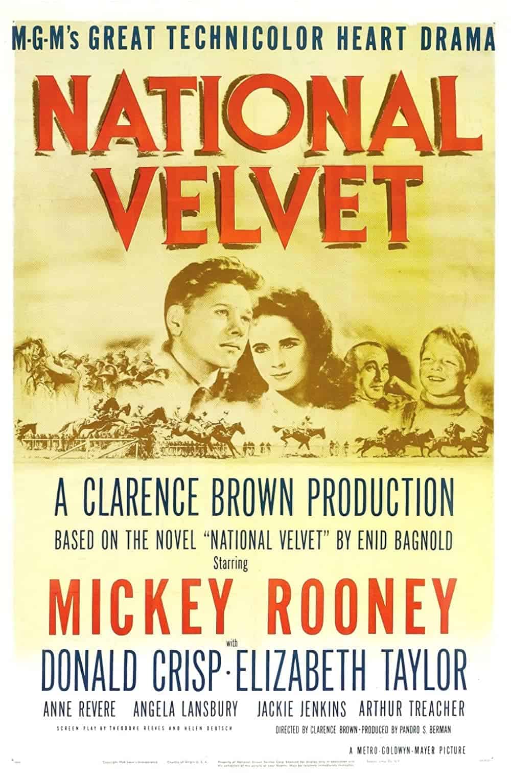 National Velvet (1944) Best Horse Racing Movies to Feel The Life