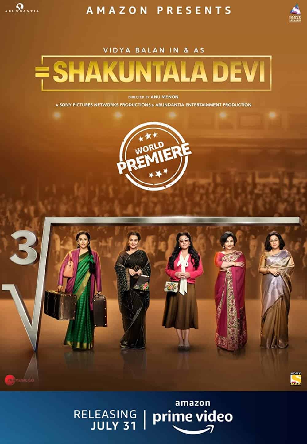 Shakuntala Devi (2020) Best Math Movies to Add in Your Watchlist