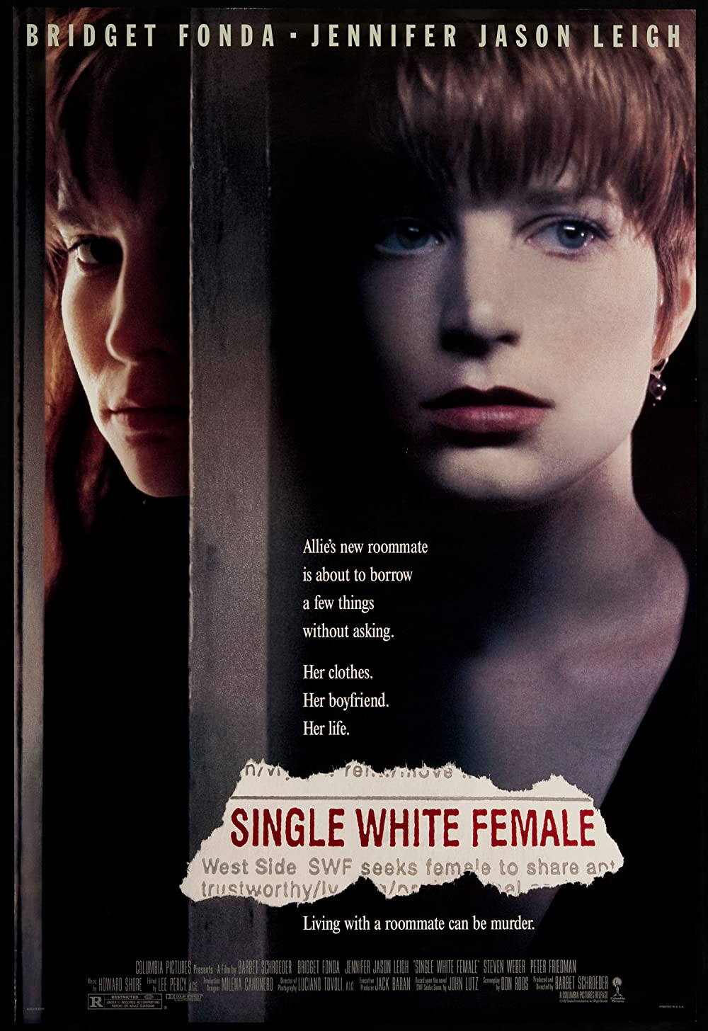 Single White Female (1992) 14 Best Stalker Movies