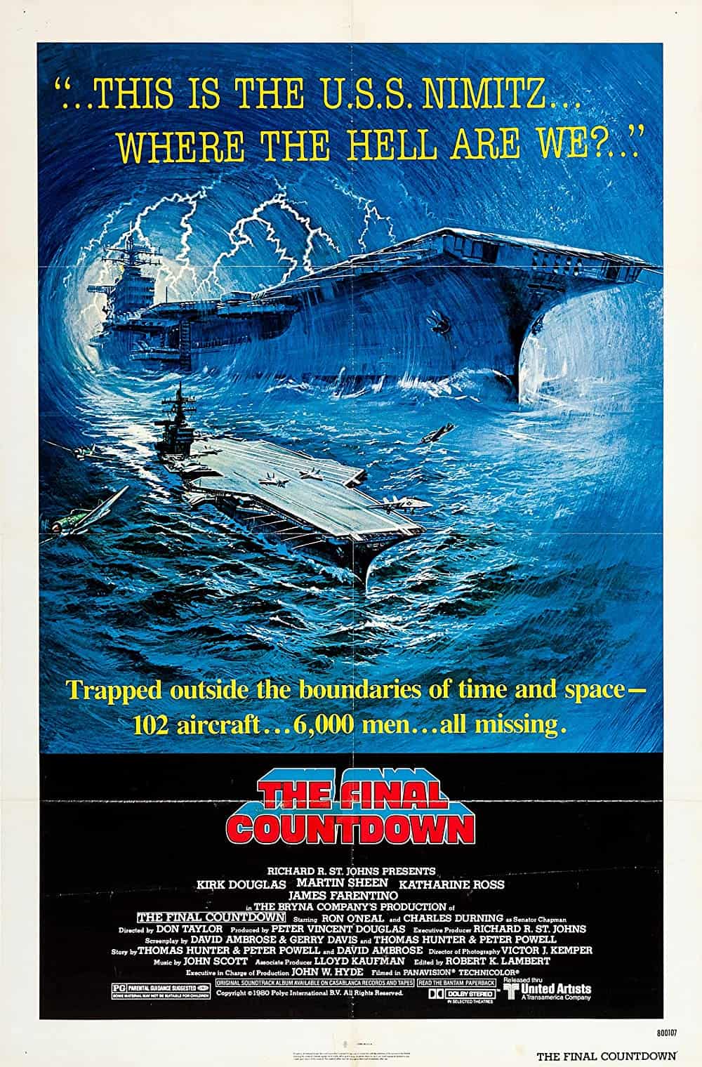 The Final Countdown (May 21, 1980) 13 Best Pearl Harbor Movies You Can't Miss