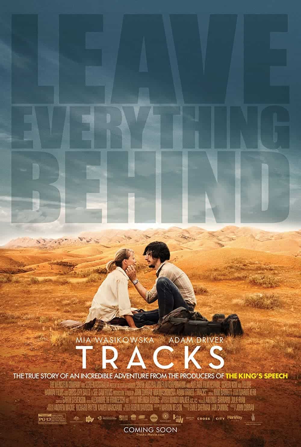 Tracks (2013) Best Hiking Movies to Binge