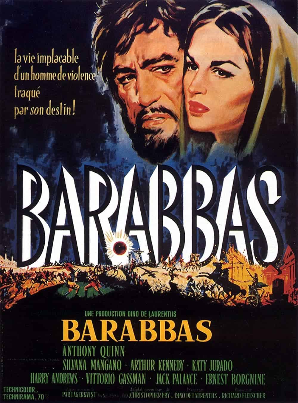 Barabbas (1961) Best Movies About Rome to Watch and Re-Watch