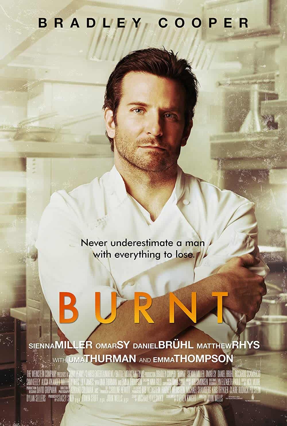 Burnt (2015) Best Bradley Cooper Movies