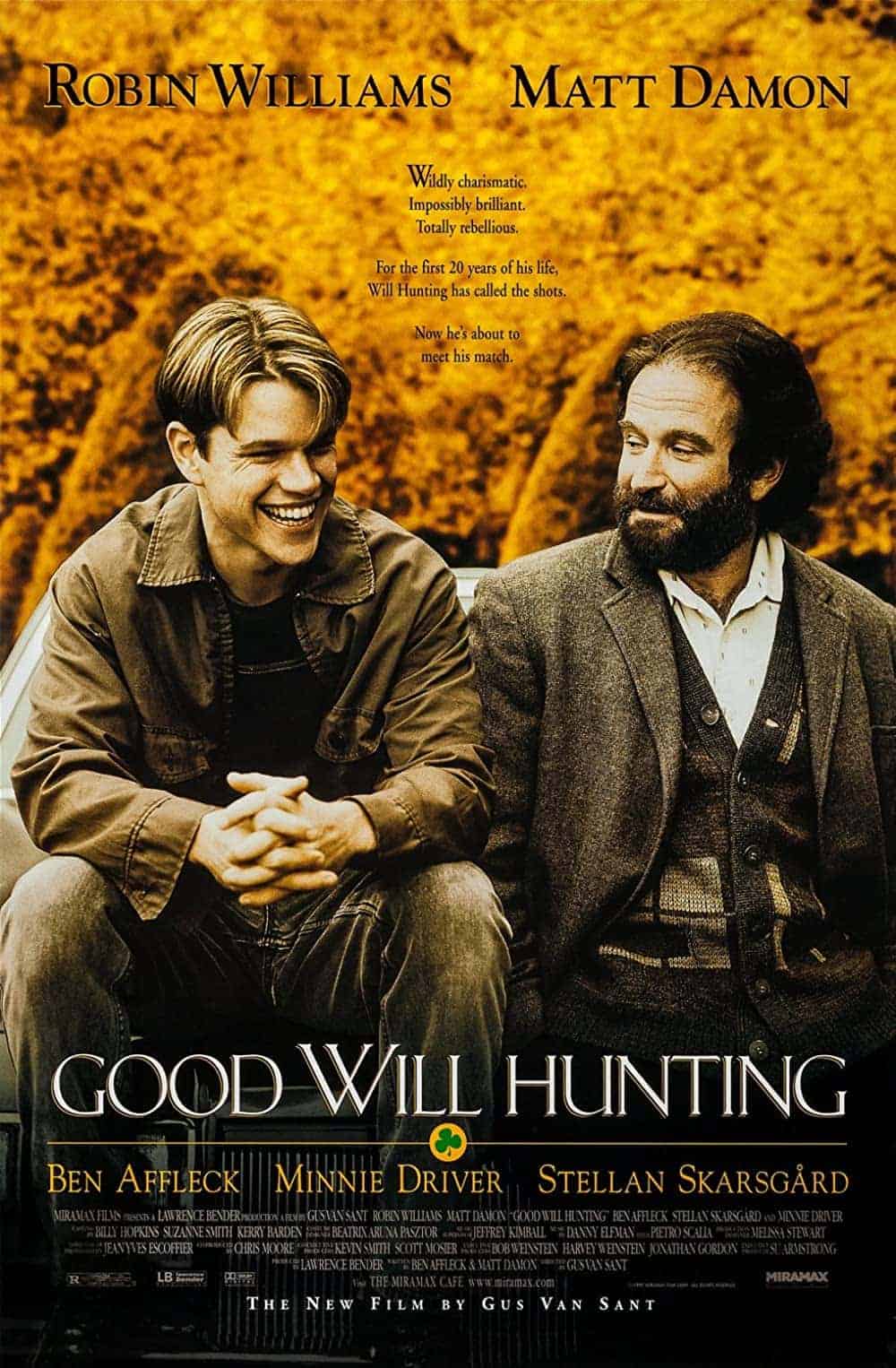 Good Will Hunting (1997) Best Matt Damon Movies (Ranked)
