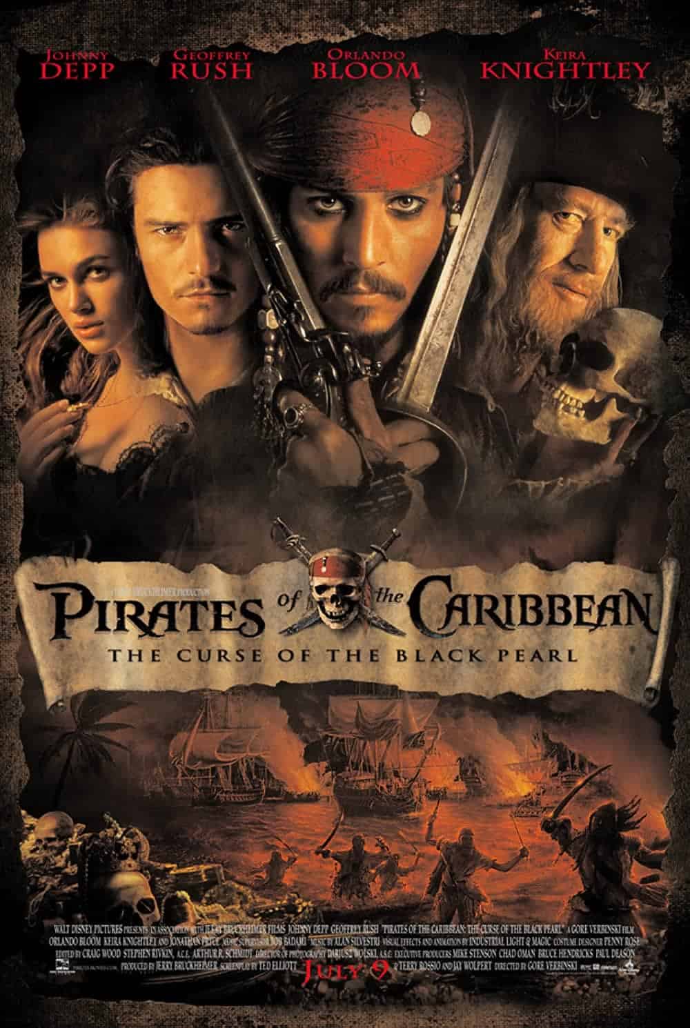 Pirates of the Caribbean The Curse of the Black Pearl (2003) Cult Movies You Should Binge-Watch this Holiday