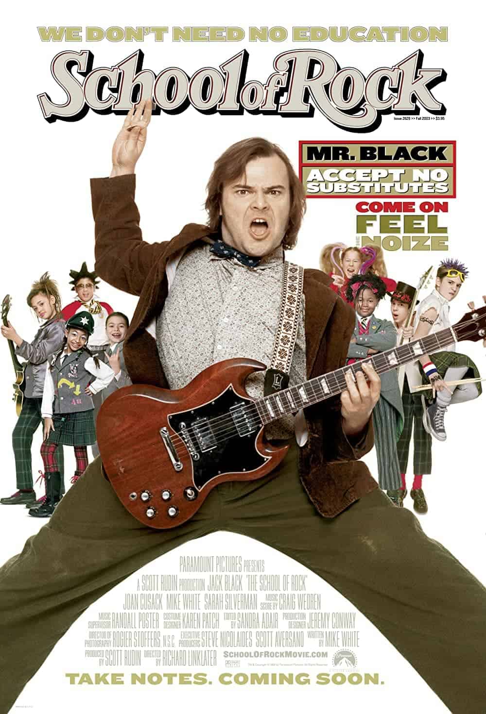 School of Rock (2003) Best Rock Movies to Watch