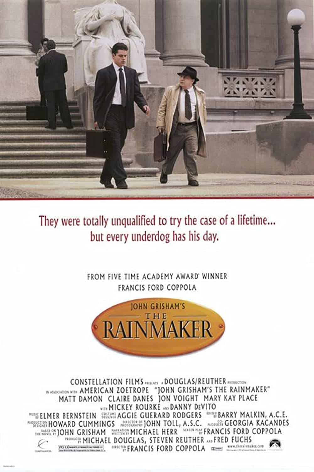 The Rainmaker (1997) Best Matt Damon Movies (Ranked)